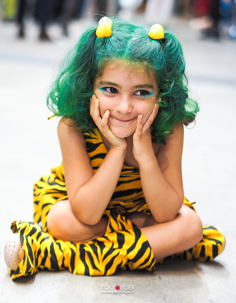 Urusey Yatsura cosplay al Wonder Festival di Tokyo うる星やつらコスプレー Noa chan Akemi Takada foto di Tokyotiger